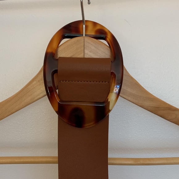 Tortoise shell wide belt, Mango, S - Picture 3 of 4